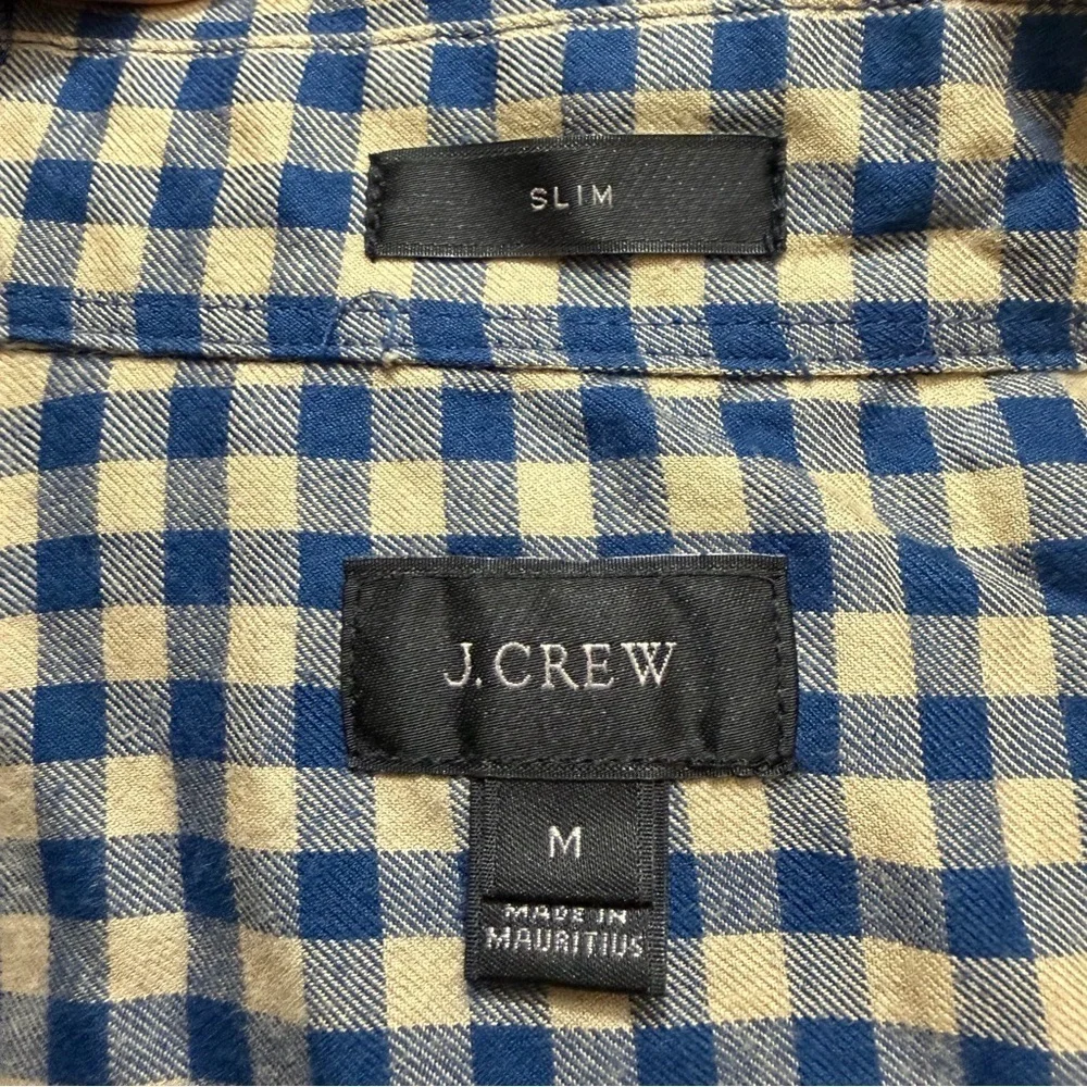 J. Crew Slim Fit Gingham Check Shirt